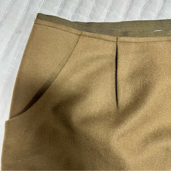 J.CREW Green Mini Skirt with Pockets Size 2 - Picture 2 of 5